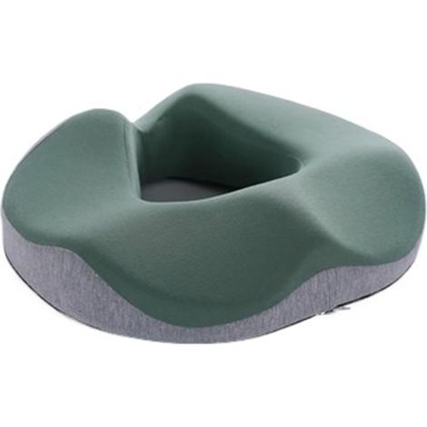 Coussin de siège en forme de donut pour soulager la douleur, coussin pour la sciatique, le coccyx, les escarres, voyage, bureau, vert et gris (1/5)