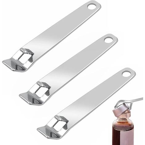 mini ouvre-bouteilles multifonctionnels pour liquides oraux, flacons de médicaments et boissons en milieu hospitalier. Petits et (1/5)