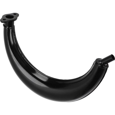 Pot d'échappement demi-lune 40mm acier allié pour moteurs 2 temps 49cc 60cc 66cc 80cc, silencieux vélo motorisé (1/5)