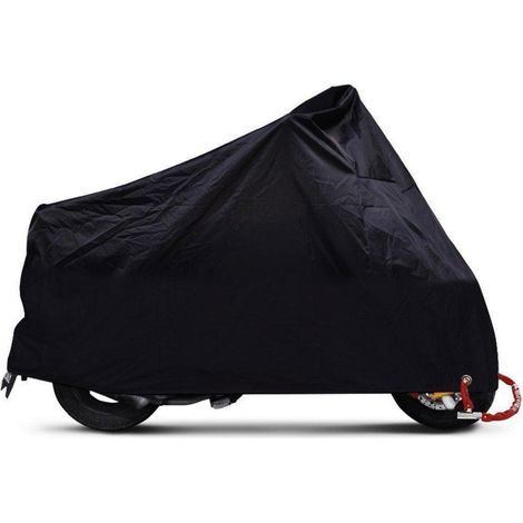 Motorrad Abdeckung 4XL Wasserdicht UV Schutz mit Sicherungsschloss und Gummizug (1/4)