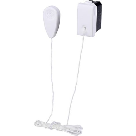 Bouton à tirette 1P 16A avec corde couleur blanche compatible Matix - Paquet 1 pièce (1/4)