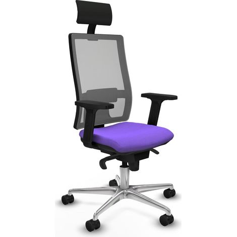 Sedia Ufficio con Poggiatesta Piqueras y Crespo 2D086N1 Lilla (1/5)