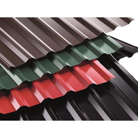 Stahltrapezplatte 0,5mm 138/20 1135x150-9000mm, versch.Farben