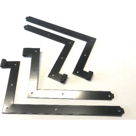 CANTONALE MANFREDI PER PERSIANA VERNICIATO NERO CM.50