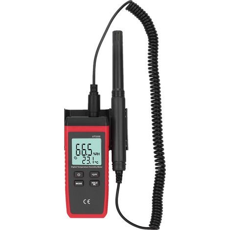 Compteur de Température et d'humidité, Compteur de Température Numérique, Compteur Numérique de Température et d'humidité UT333S Thermomètre LCD Hygromètre Hygrothermographe (1/5)