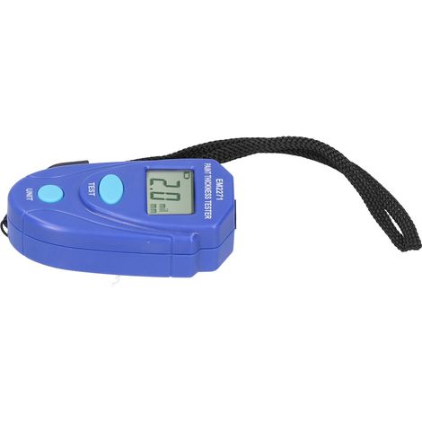 Lackdickenmessgerät für Kraftfahrzeuge 0-2 mm / 0,80 mils, digitales LCD-Beschichtungsmessgerät, digitales Karosseriemessgerät (1/5)