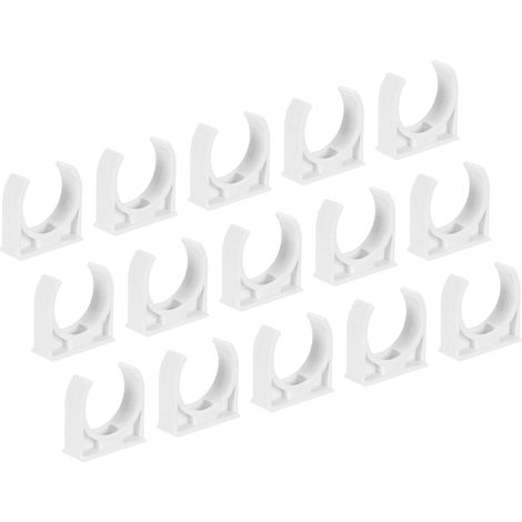 50Stück PVC U-Förmige Kabelklemmen Push-In-Sattel Für 32mm Rohrdurchmesser Zur Befestigung Von Schlauchleitung (1/5)