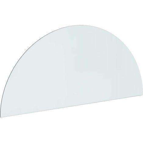 Feuerstelle Glasplatte Transparent 1200 x 500 mm Glas vidaXL