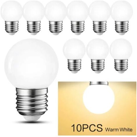 Lot de 10 ampoules LED E27 3W haute luminosité 220V pour éclairage intérieur-AquaForge (1/5)