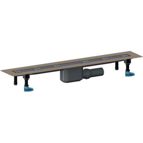 DALLMER caniveau de douche CeraLine F 1000mm, DN 50 Hauteur