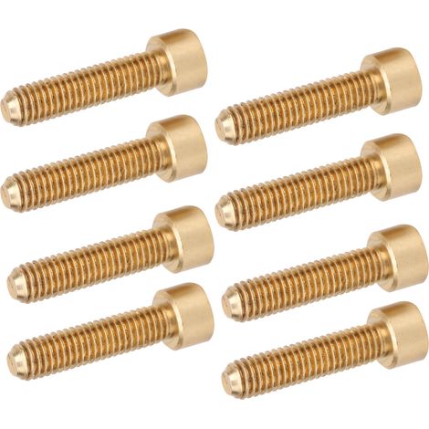 Vis de fixation hexagonale à douille en cuivre, 50 pièces, quincaillerie industrielle M6x25mm (1/5)