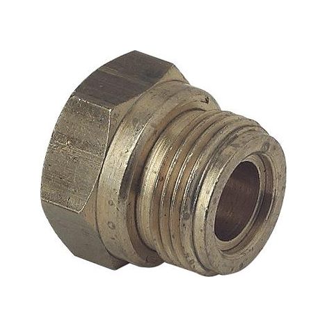 Blanc Habitat – Raccord gaz droit femelle – Filetage plomberie 1/2" – Fixation rapide – Connexion sécurisée pour installations gaz