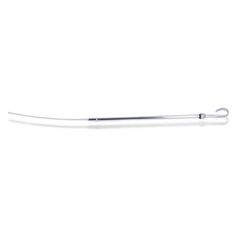 Tube de jauge d'huile moteur 30,5 cm en acier inoxydable pour jauge de niveau d'huile liquide de remplacement pour moteur Chrysler 318 340 360 Chrome Silver. (1/5)