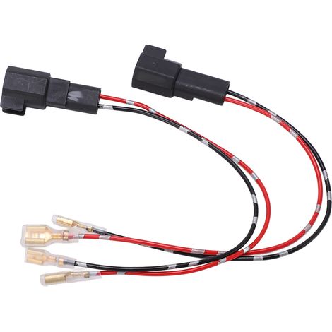 Connecteur adaptateur paire pour haut-parleur voiture, faisceau câblage ABS 12V, fiche mâle-femelle, kit 2 pièces, remplacement accessoire auto (1/5)