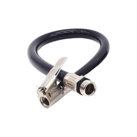 1 pièces pneu mandrin gonfleur pompe tuyau véhicule pneu gonfleur tuyau haute qualité pneu gonfleur tuyau noir caoutchouc remplissage pneu Air tuyau
