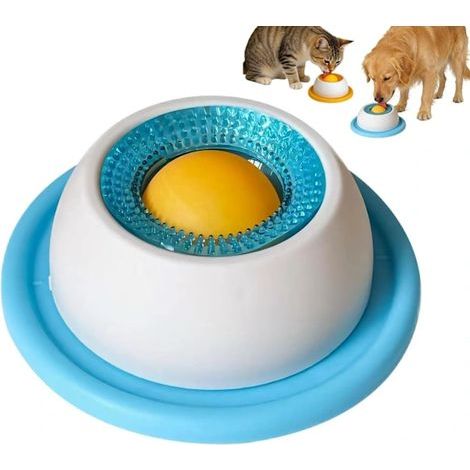 Interaktives Hundespielzeug und Futterspender mit Anti-Schlingen-Funktion – Leckerbälle für Hunde und Katzen, rutschfest und zur Gehirnstimulation geeignet. (1/5)