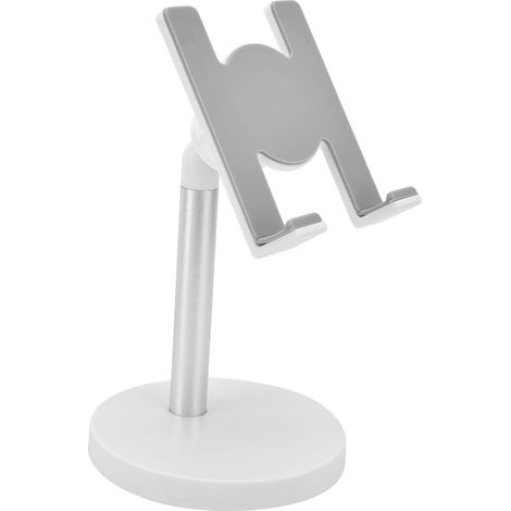 Handyhalterung – Höhenverstellbarer Tischständer aus Aluminiumlegierung für iOS-Tablets, Silber (1/4)