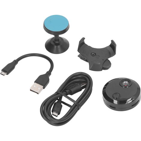 Caméra de surveillance bébé mini 1080P sans fil, vision nocturne intérieure WiFi, détection de mouvement, moniteur domestique avec support (1/5)