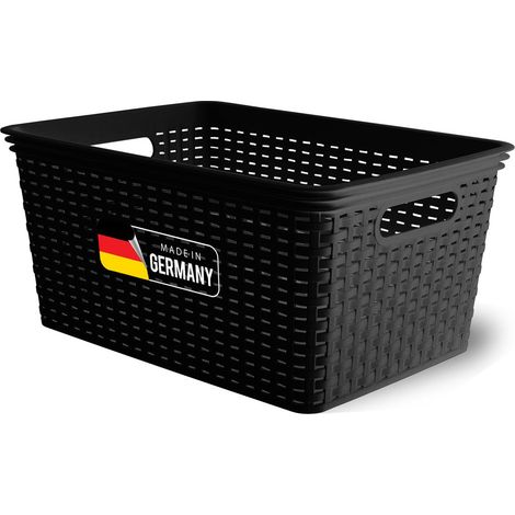 Novaliv Aufbewahrungsbox 1x Aufbewahrungskorb Rattan (1/5)