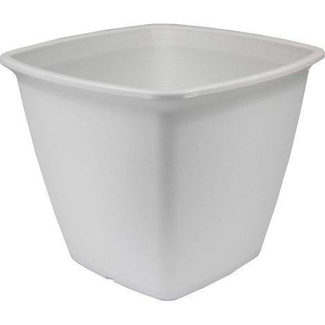 Iris Ohyama, maceta, capacidad de 20L, 360, blanca