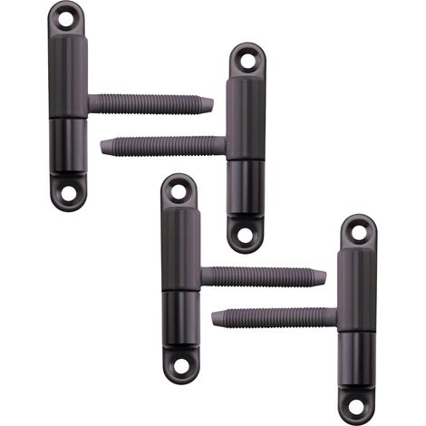 Türband Einbohrband 15 x 83 mm mit Zapfen M8 x 50 mm schwarz, 4 Stück
