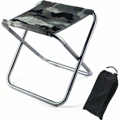 1pc Tabouret Chaise Pliable de Camping Siège Assise Pliant, Portable Ultra Léger, pour Pêche Voyage Marche Randonnée Trekking Jardin Pique-Nique Plage (1/5)