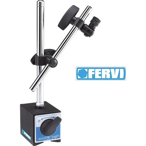 Supporto magnetico porta comparatore con regolazione micrometrica Fervi s054 (1/2)