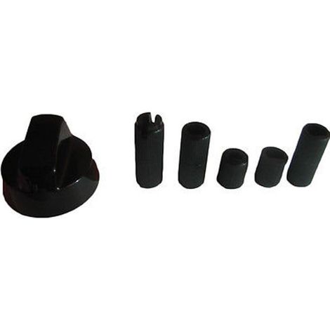 MANOPOLA POMELLO CUCINA PIANO COTTURA NERA UNIVERSALE