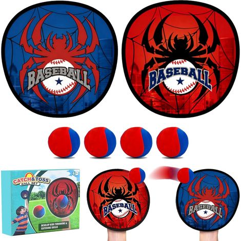 Beach Ball, Set of 2 Rackets and 4 Balls, Waterproof, Lightweight, Durable, for Swimming Pool, Garden, Outdoor Activities, for All Occasions (1/5)