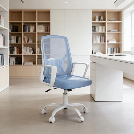 Chaise de bureau moderne, chaise de bureau à dossier rabattable, fauteuil (chaise seule) de haute qualité et design élégant