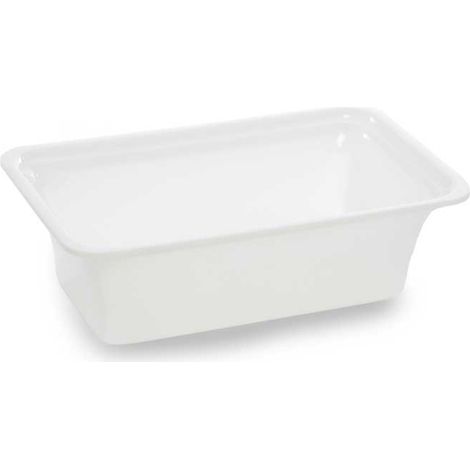 Plateau en Plexiglas gastronorme GN 1/4 265x162x80mm Blanc - Matériel CHR Pro