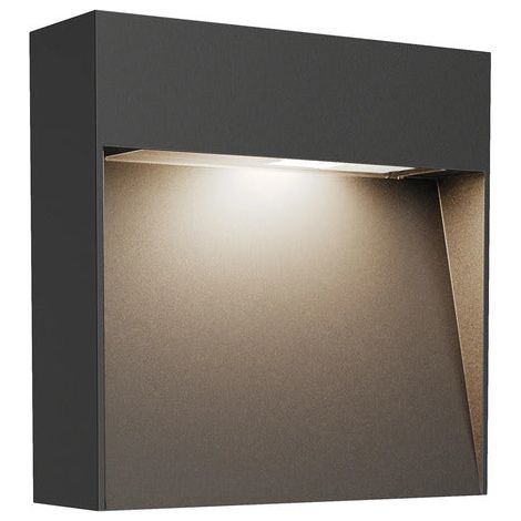 [GEBRAUCHT] B-Ware Lucande Außenwandlampe Noreia 13 cm anthrazit IP65 G9 Wandlampe Outdoor Lampe (1/2)