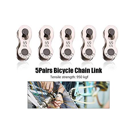 paia di catene a sgancio rapido, maglie per catena MTB a 9 velocità, sgancio rapido per catene a 9 velocità (1/4)