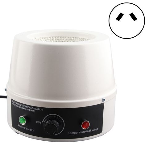 Manteau chauffant électrique de laboratoire, veste thermostatique 1000mL 300W, régulation de température, prise AU 220V (1/5)