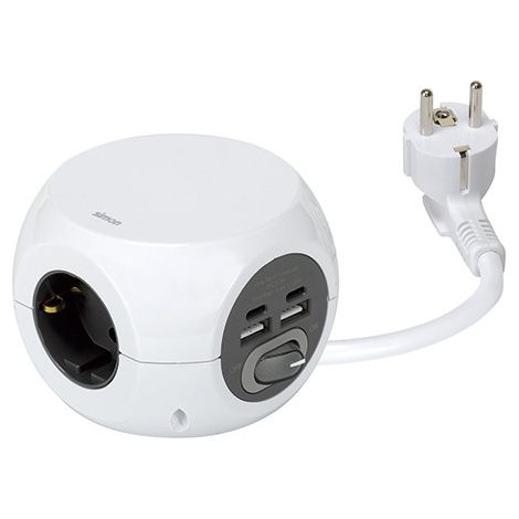 BASE MULTIPLA 3T COMBIBALL 2USB A + 2 USB C