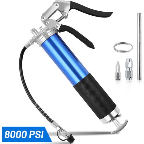 SWANEW Pistola per ingrassaggio Tubo flessibile Tubo con ugello Pistola per ingrassaggio Ergonomica Potente (1/5)