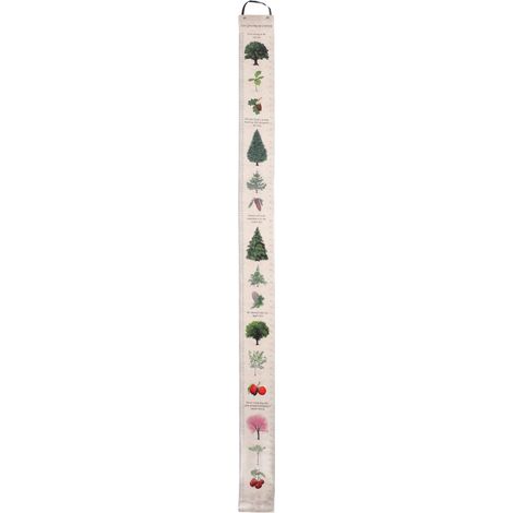 Règle de croissance murale imprimée double échelle imperméable, tableau de mesure de hauteur pour bébé, décoration suspendue. (1/5)