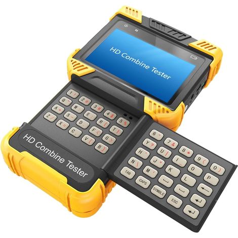 Testeur de vidéosurveillance prenant en charge la caméra IP Testeur De Vidéosurveillance Avec Bouton De Clavier Alphabet T71, Écran Non Tactile AHD TVI CVI CVBS H.265, Caméra IP 4K Avec Batterie(T71) (1/5)