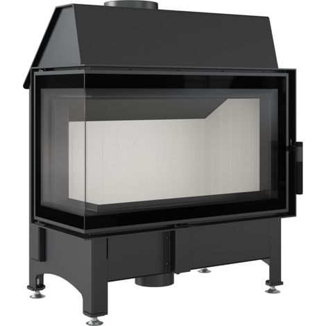 Insert cheminée ZIBI 12 BS DECO vitre à gauche (1/5)