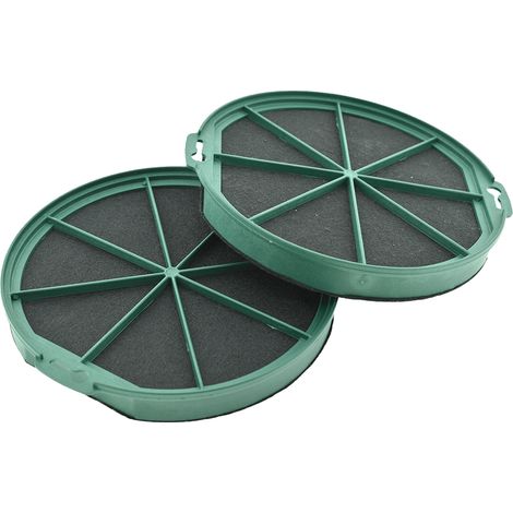Filtro a carbone AllSpares Longlife (2 pezzi) per cappe aspiranti compatibili con Faber 112.0544.470 / FLL3 (Ø148mm)