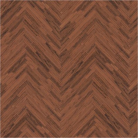 Nature wallpaper wall Profhome 370513 non-woven wallpaper slightly textured with chevron pattern matt brown copper 7.035 m2 (75 ft2) (1/5)