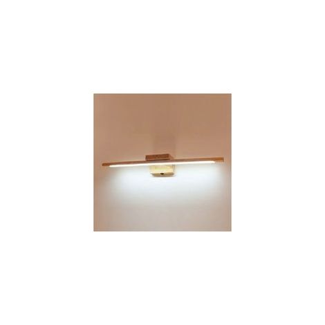 FLITI- Applique Miroir Bois LED 60cm IP44 3000K Salle de Bain (1/5)