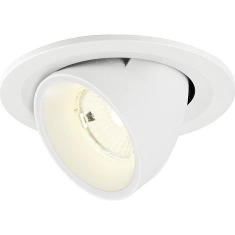 Spot encastré NUMINOS® GIMBLE S intérieur4000 K 55° IP20 rond blanc - SLV - 1009431