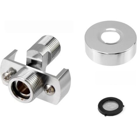 Rotule Pivotante en Laiton pour Robinet de Douche - Réglage d'Angle de Tuyau d'Admission - Connecteur Excentrique à Vis pour Pompe de Douche et Conduites d'Eau - Accessoires Plomberie-Muntra