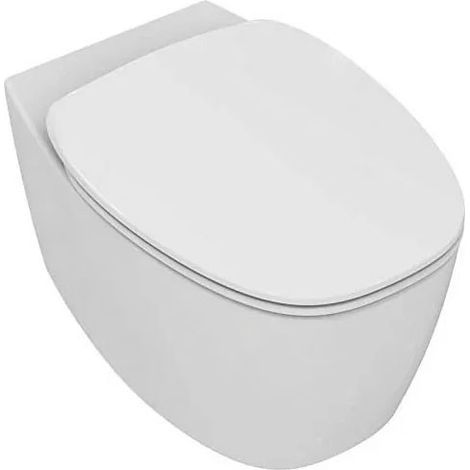 Wc sospeso con sedile Ideal Standard Dea bianco Aquablade T329101 (1/2)