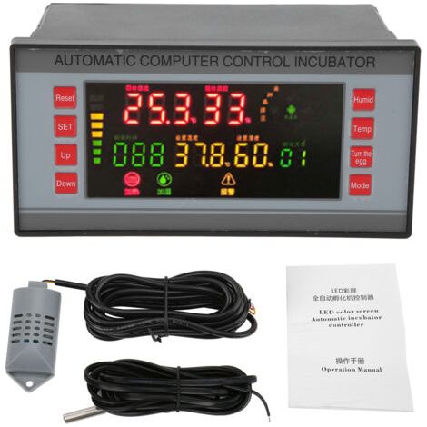 QORVA- XM - 18 Incubateur Contrôleur de température LED Équipement de contrôle d'écran de couleur 160‑220V