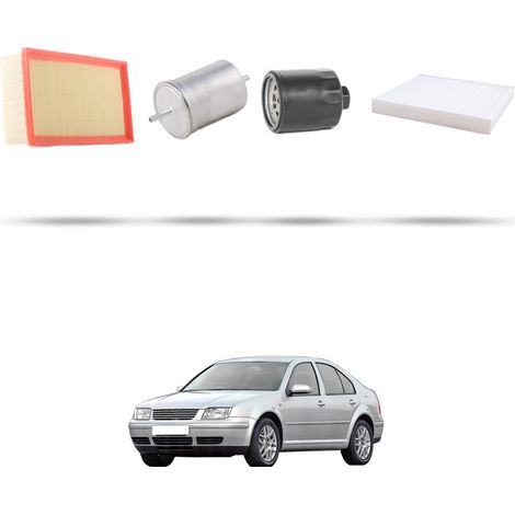 Kit tagliando 4 filtri compatibile con Vw Bora 1.6 FSI 81kw dal 2002 (1/5)