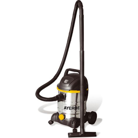 AYERBE - 587040 - Aspirateur inox 20 L, 1300 W, compact et puissant