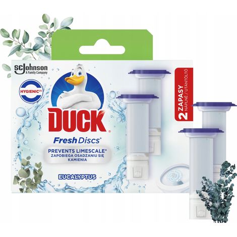 Dischetti Duck Fresh all'eucalipto - Gel per WC in dischetti 72 ml (2 x 36 ml)