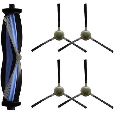 Accessoires de nettoyage pour aspirateur robot Lefant M3 : brosse principale, brosse latérale et accessoires pour appareils ménagers. (1/5)